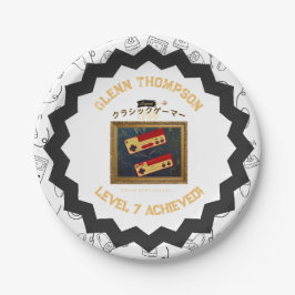 Prato De Papel Chapas de Festa de aniversário de jogadores clássi