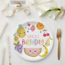 Chapas de Festa de aniversário de Tutti Frutti