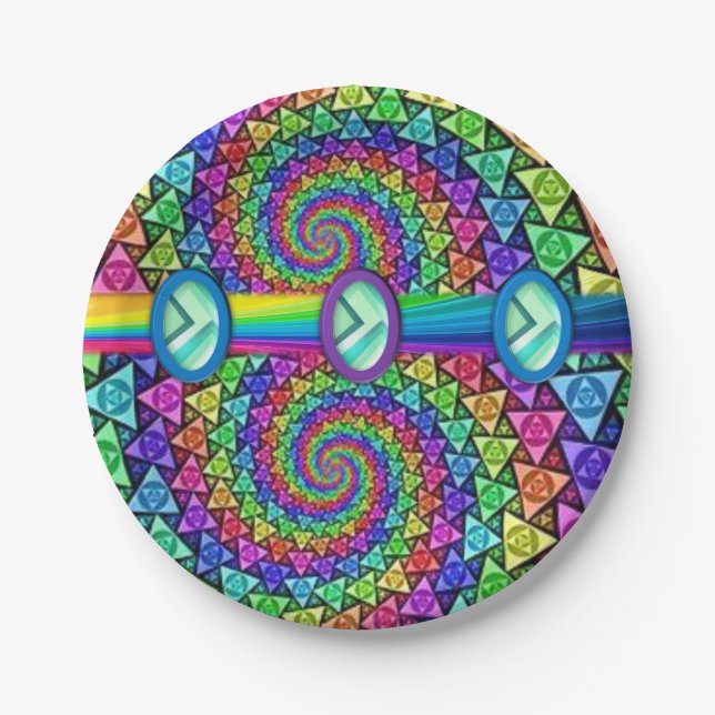 Prato De Papel Chapas de papel (Frente)