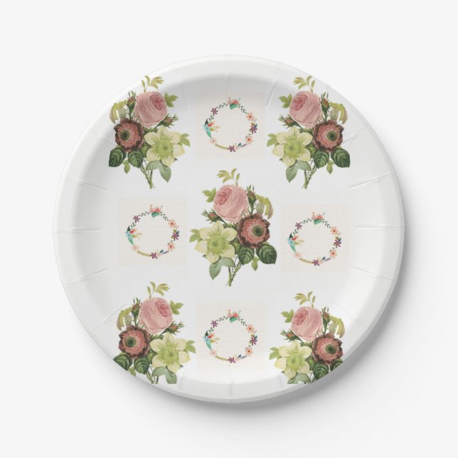 Prato De Papel Chapas de papel (Frente)