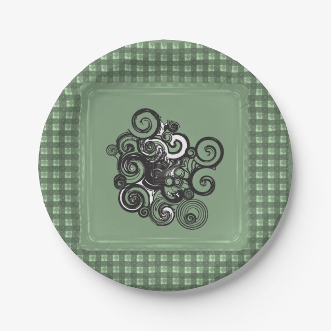 Prato De Papel Chapas de papel (Frente)