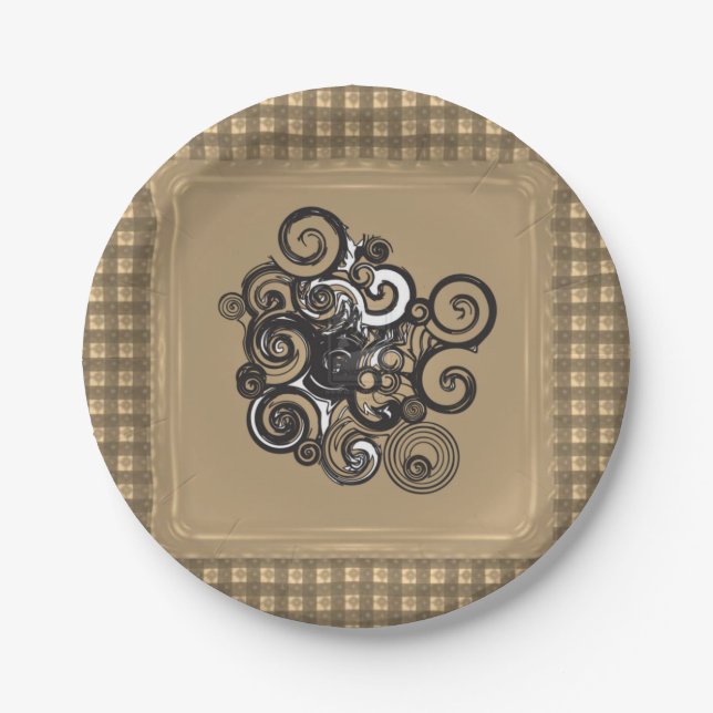 Prato De Papel Chapas de papel (Frente)