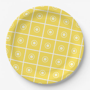Prato De Papel Chapas de papel amarelas