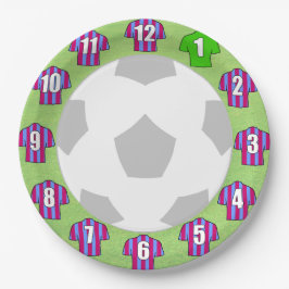 Prato De Papel Chapas de Papel - Camisas Esportivas Clarete e Azu