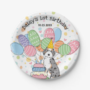 Prato De Papel Chapas de papel de aniversário de Merle Aussiedood
