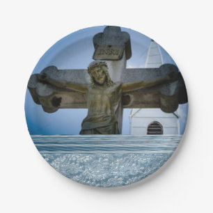 Prato De Papel Chapas de papel de Jesus Cristo