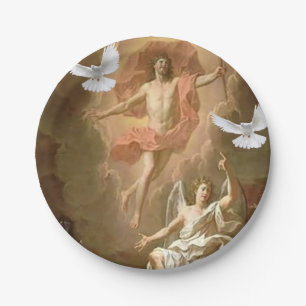 Prato De Papel Chapas de papel de Jesus Cristo