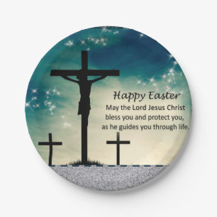 Prato De Papel Chapas de papel de Jesus Cristo