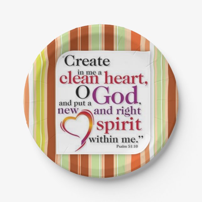 Prato De Papel Chapas de papel Deus (Frente)