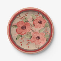 Chapas de papel especial de sopro vermelho