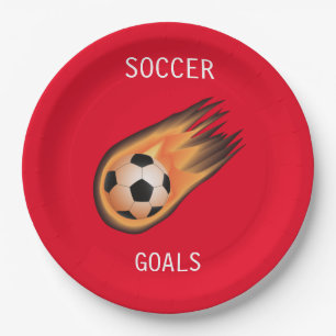 Prato De Papel Chapas de papel "GOALS".