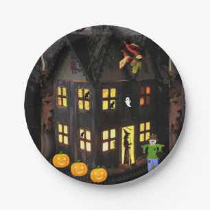 Prato De Papel Chapas de papel no Halloween
