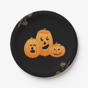 Prato De Papel Chapas de papel no Halloween