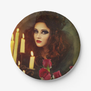 Prato De Papel Chapas de papel no Halloween