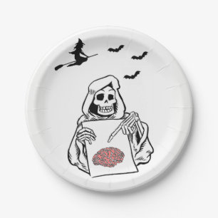 Prato De Papel Chapas de papel no Halloween