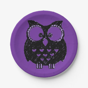 Prato De Papel Chapas de papel no Halloween