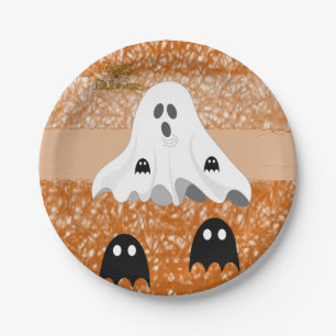 Prato De Papel Chapas de papel no Halloween