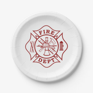 Prato De Papel Chapas de papel para bombeiros/bombeiros