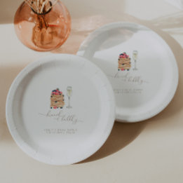 Prato De Papel Chapas de papel para Brunch e Bubble