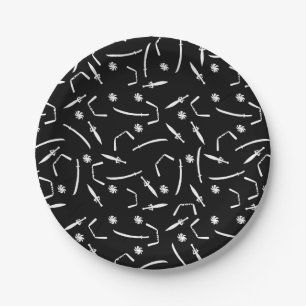 Prato De Papel Chapas de papel para crianças do guerreiro Ninja