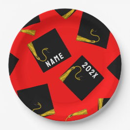 Prato De Papel Chapas de Papel para Graduação 2025