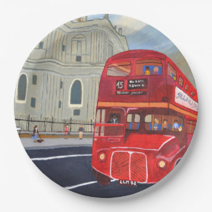 Prato De Papel Chapas de papel para ônibus de Londres