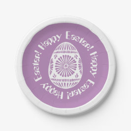 Prato De Papel Chapas de papel para ovos de Páscoa 2