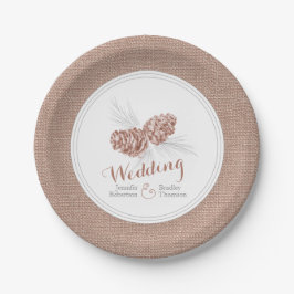 Prato De Papel Chapas de papel para pinheiro de inverno