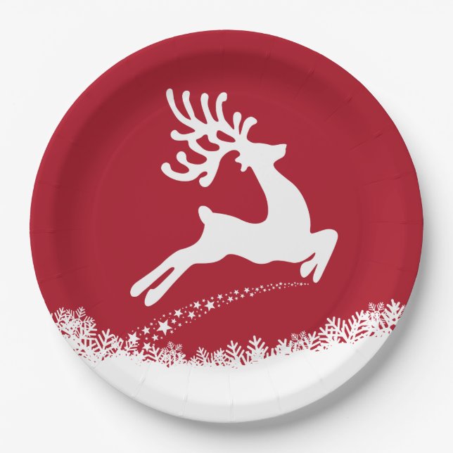 Prato De Papel Chapas de papel para renas (Frente)