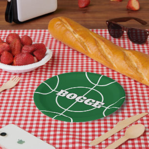 Prato De Papel Chapas de papel personalizadas do Green Bocall Gam