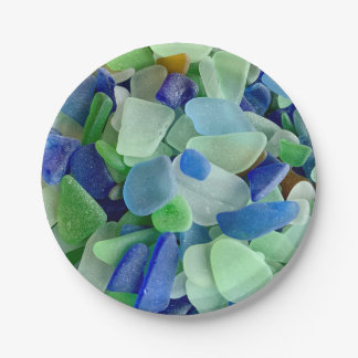Prato De Papel Chapas de papel Seaglass