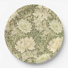 Prato De Papel Chapas de papel William Morris Chrysanthemum