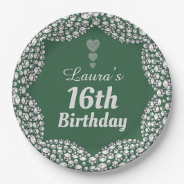 Prato De Papel Chapas especiais de 16.ª ou edição de festas de id