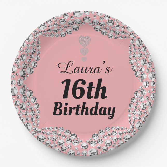Prato De Papel Chapas especiais de 16.ª ou edição de festas de id (Frente)