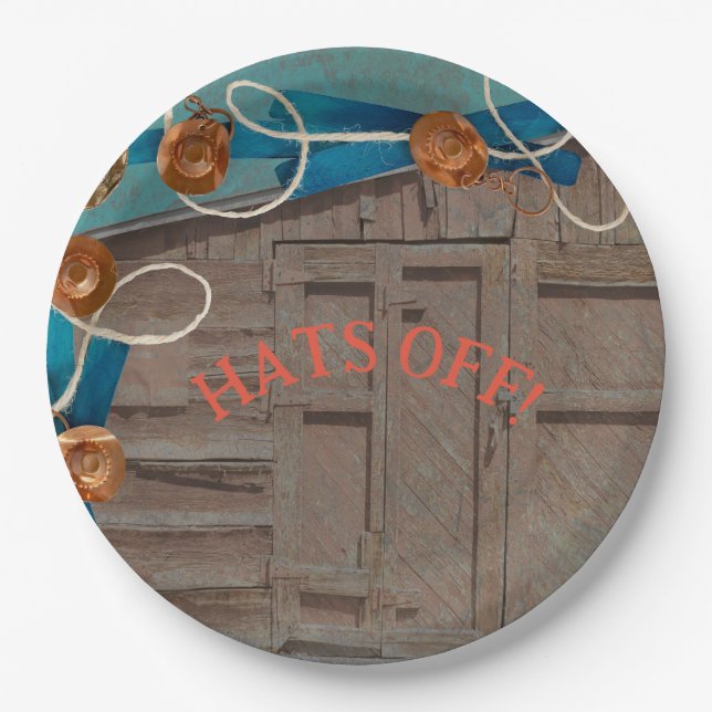 Prato De Papel Chapéus da graduação formando festejo ocidental (Frente)