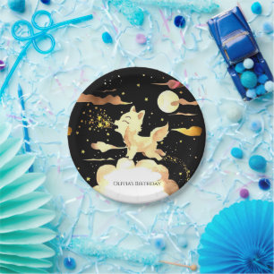 Prato De Papel Charming Woodland Wolf Birthday