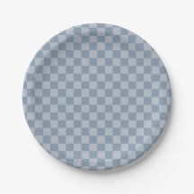 Checkerboard azul empoeirado