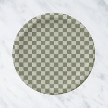 Checkerboard verde de sábado