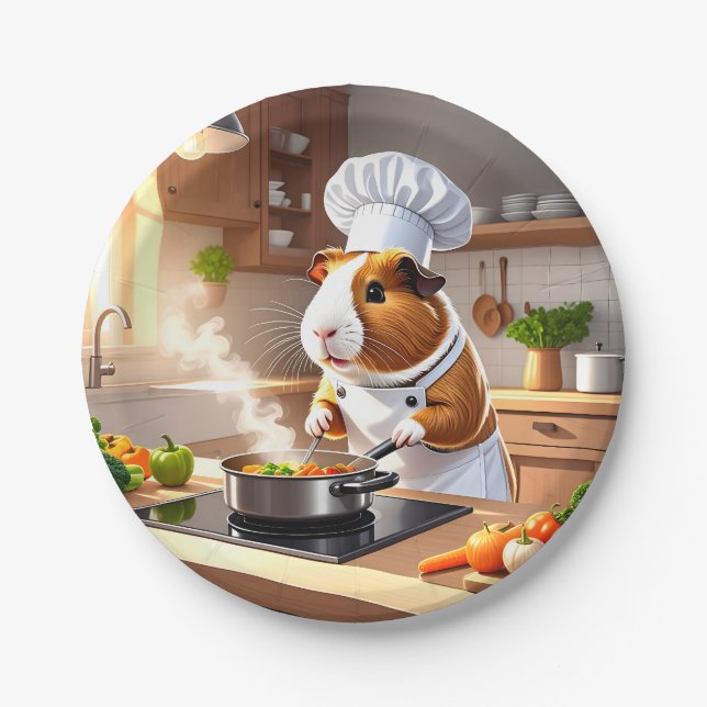 Prato De Papel Chef de Suíno-guinchado (Frente)