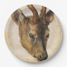 Chefe de Stag (Wild Animal) (por Albrecht Durer)