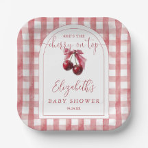 Cherry On Top Coquette Laço Baby Shower