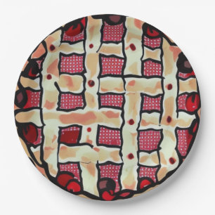 Prato De Papel Cherry Pie