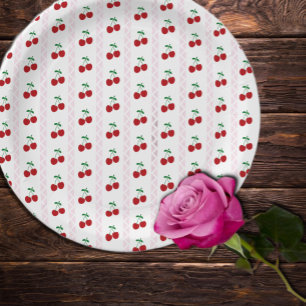 Prato De Papel Cherry Sweet Birthday