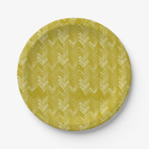 Chevron, Herringbone Pattere, Vintage Dourado