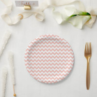 Chevron Zig Zag Pattere Rosa White Scandi