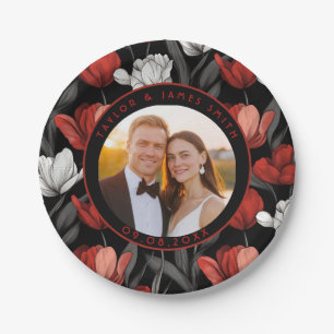 Prato De Papel Chic Boho Wedding Plates Para Chá de panela