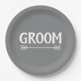 Prato De Papel chic GROOM elegante |
