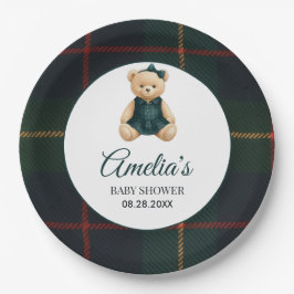 Prato De Papel Chic Luxury Teddy Bear Baby Shower 