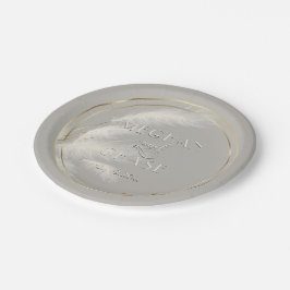 Prato De Papel Chic Pampas Grass