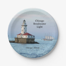 Prato De Papel Chicago Breakwater Light & Windy II placa de papel